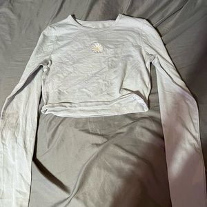 Hollister cropped long sleeve